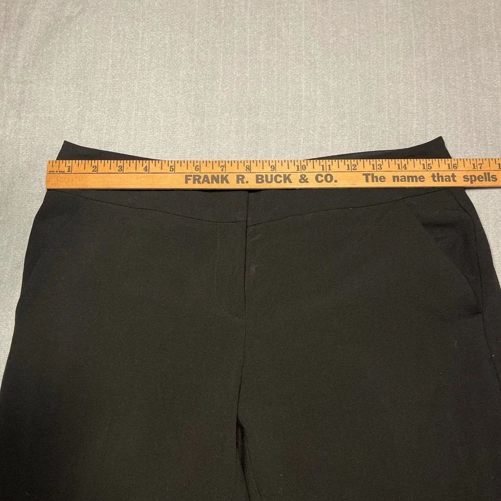 New York & Company 7th Avenue Design Studio Black Bootcut Dress Pants Size 4‎